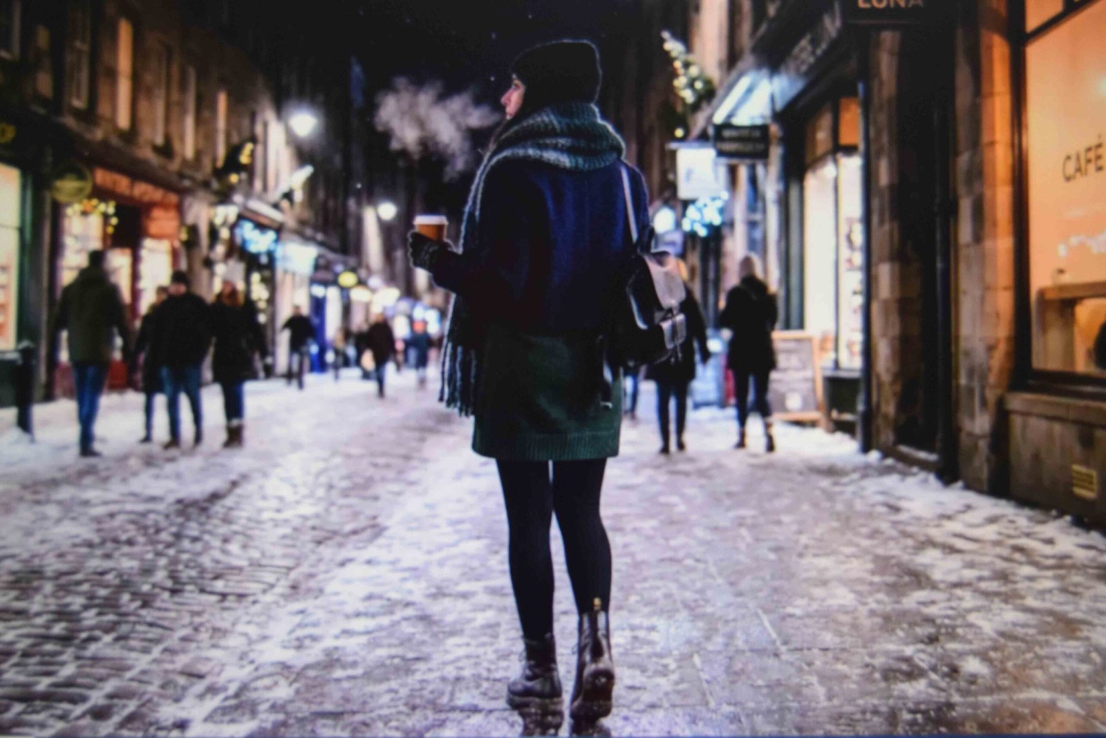 A cropped jacket layered over a dress for cold plus size going out outfits night plans