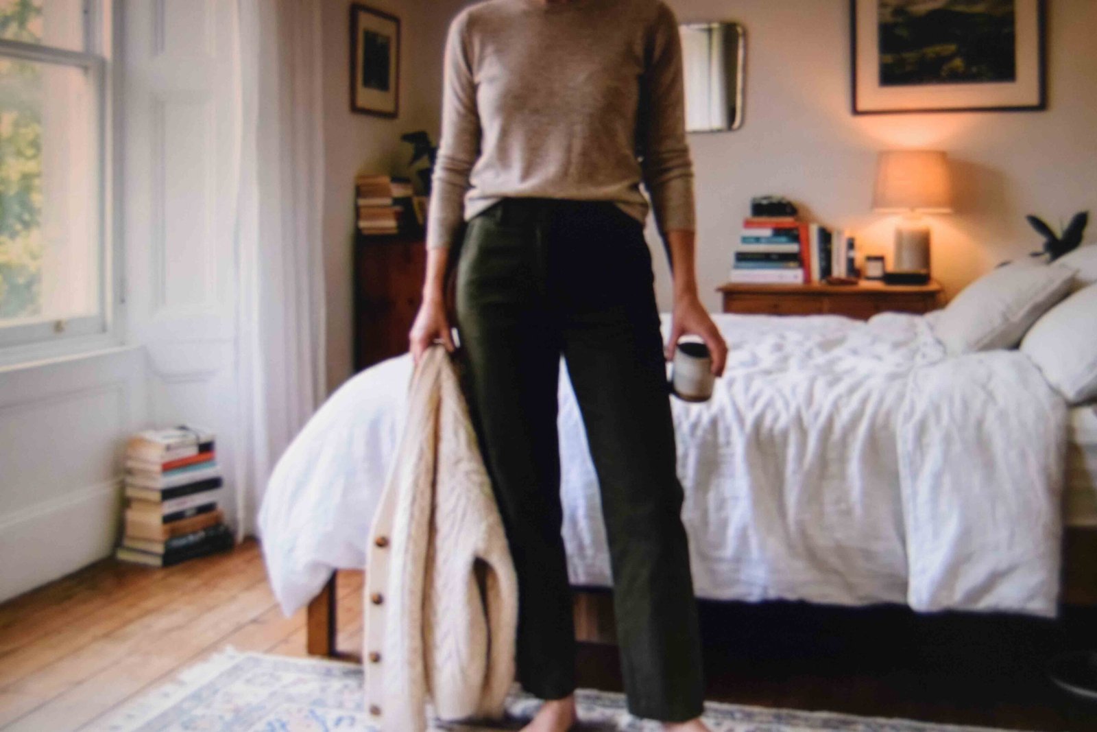 A semi fitted silhouette that leaves room to layer for a long travel day