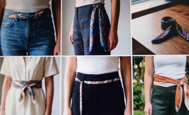 Waist Scarf Outfit Ideas And How To Tie One So It Stays Put
